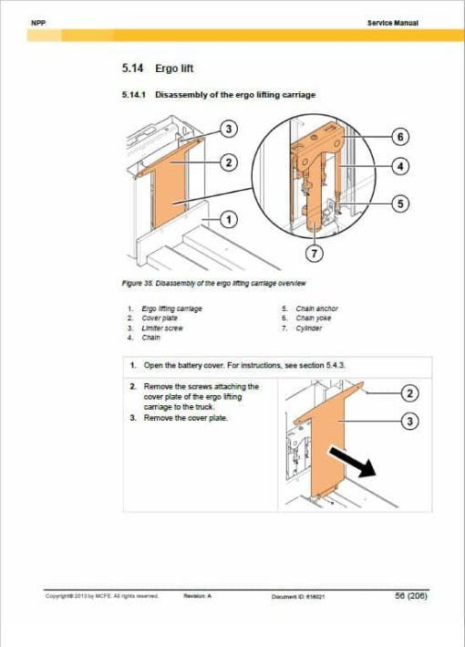 CAT NPP16N2, NPP18N2, NPP20N2, NPP20N2E Stacker Service Manual - Image 4