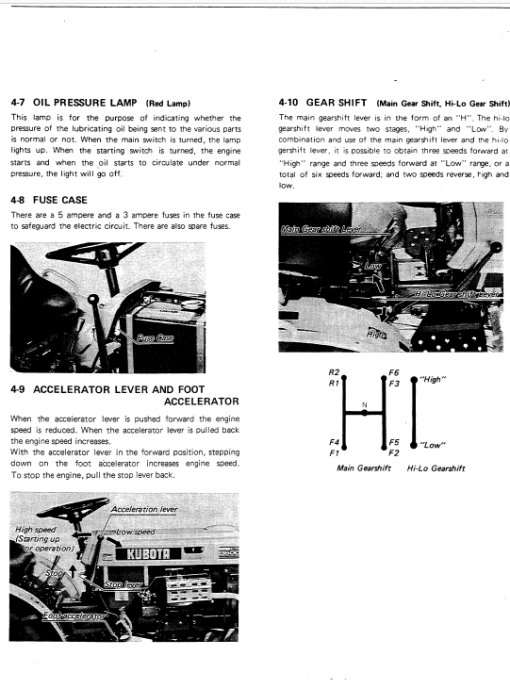 Kubota B6000 Tractor Workshop Service Manual - Image 4