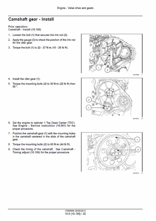 Cursor 13 Two Stage Turbocharger Tier 4B and Stage IV Engine Service Manual - Image 4