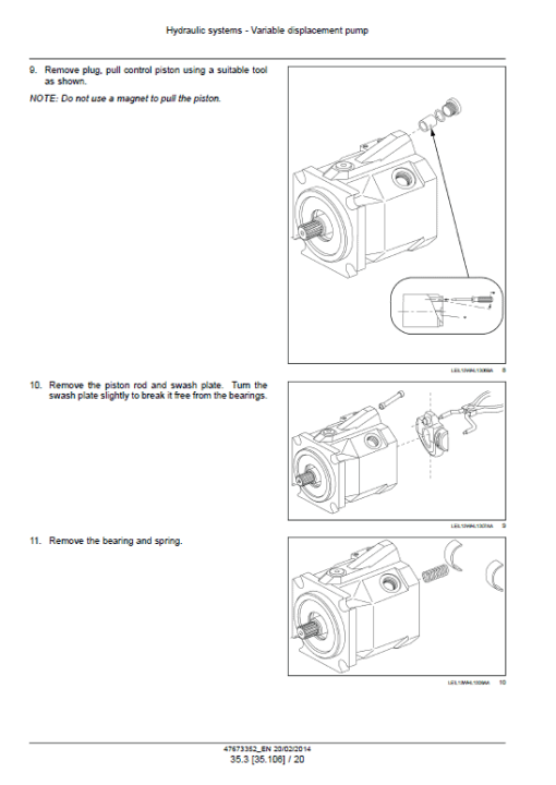 Case 821F, 921F Wheel Loader Service Manual - Image 4