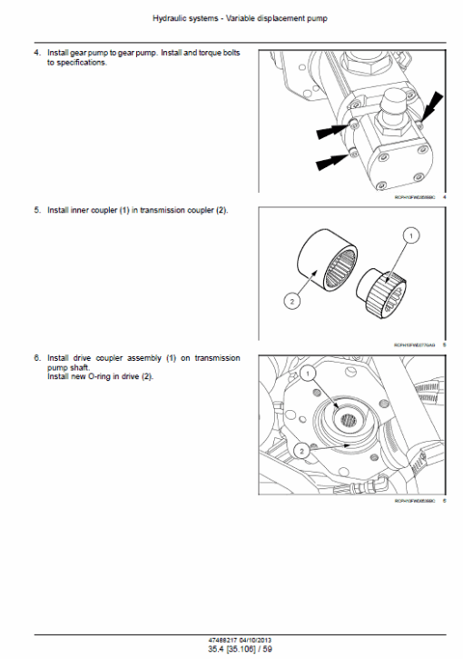 New Holland T9.560, T9.615, T9.670 Tier 4 Tractor Service Manual - Image 4