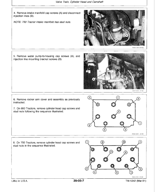 John Deere 650 and 750 Tractors Repair Technical Manual (TM1242) - Image 5