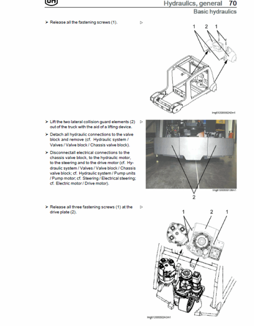 OM Pimespo XNA ac - Generation 3 80v Side Loader Workshop Repair Manual - Image 4