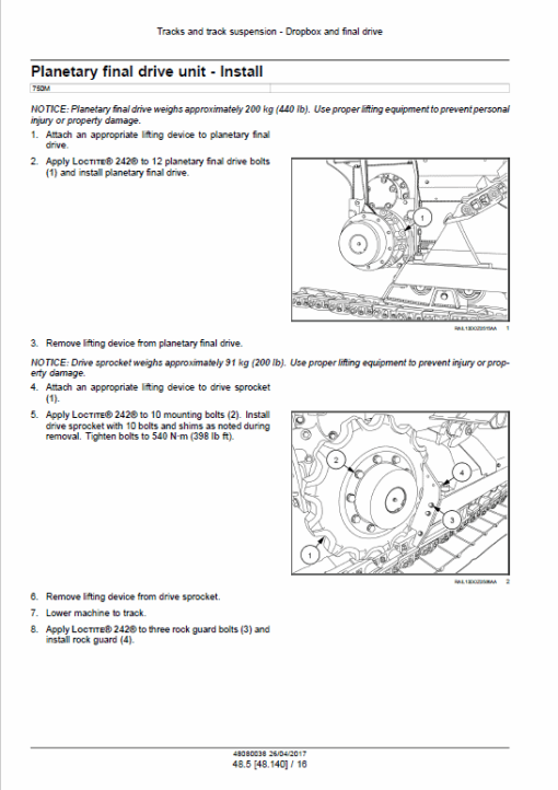 Case 750M Crawler Dozer Service Manual - Image 4