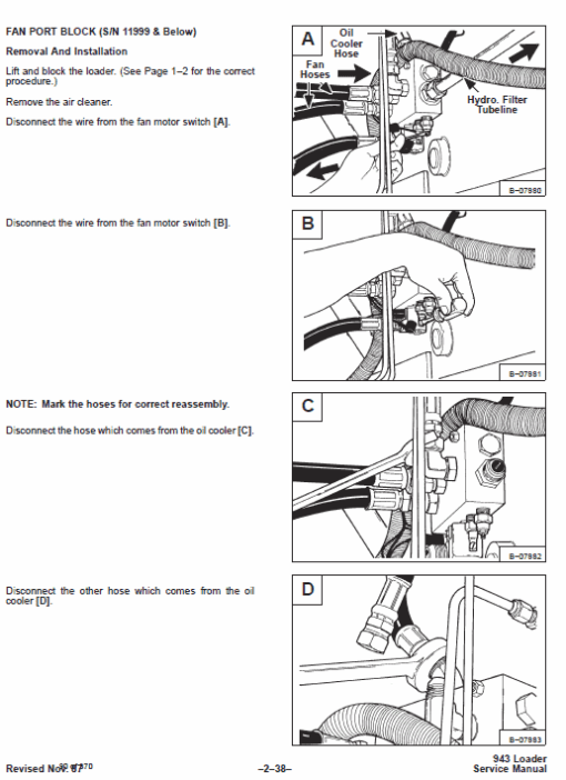 Bobcat 943 Skid-Steer Loader Service Manual - Image 2