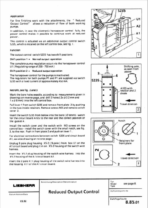 Liebherr A900, A902, A912, A922, A932 Litronic Excavator Service Manual - Image 4