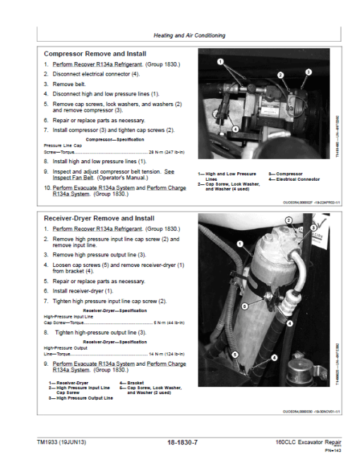 John Deere 160CLC Excavator Repair Technical Manual - Image 4