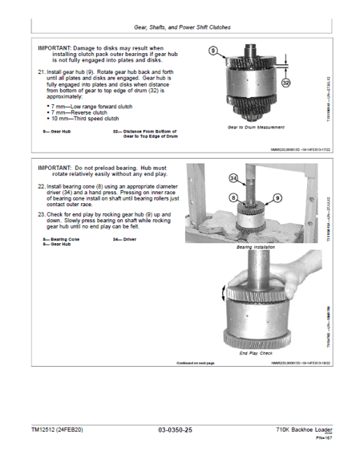 John Deere 710K Backhoe Loader Repair Technical Manual (S.N after D219607 - ) - Image 4