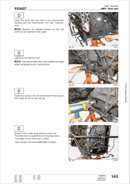 Fendt 207, 208, 209, 210, 211 Vario VFP Tractors Workshop Repair Manual - Image 4