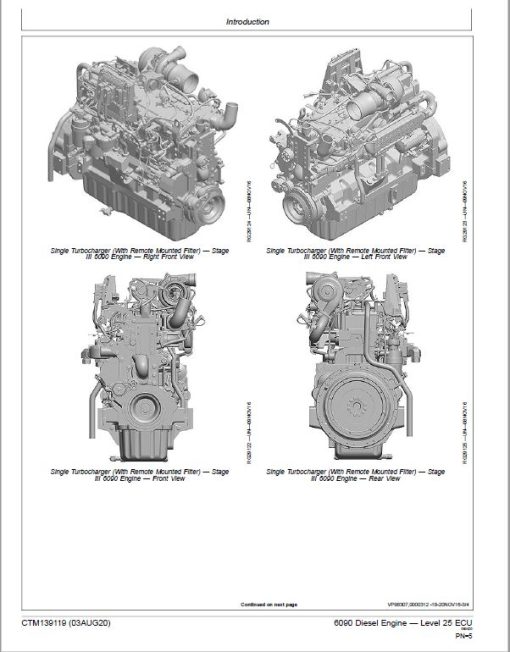 John Deere 6090 Diesel Engine Level 25 ECU Component Technical Manual (CTM139119) - Image 4