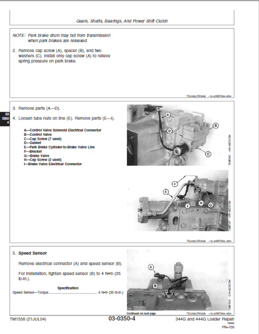 John Deere 344G, 444G Loader Repair Technical Manual - Image 4