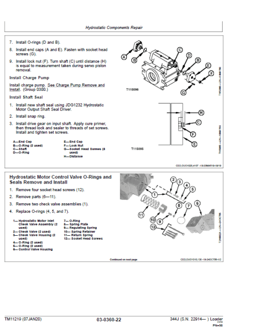 John Deere 344J Loader Repair Technical Manual (SN. after 22914) - Image 4