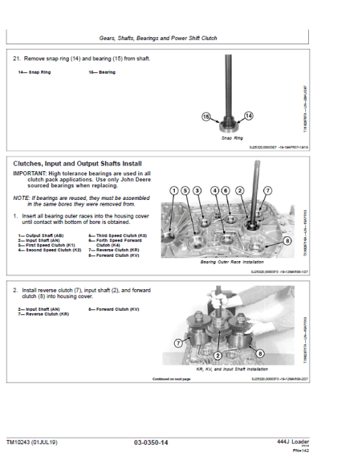 John Deere 444J Loader Repair Technical Manual (SN. after 611275) - Image 3