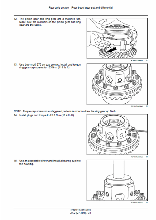 New Holland U80C Tractor Backhoe Service Manual - Image 4