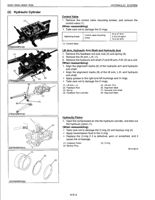 Kubota B2320, B2620, B2920 Tractor Workshop Service Manual - Image 2