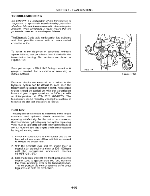 New Holland LB75 Backhoe Loader Service Manual - Image 4