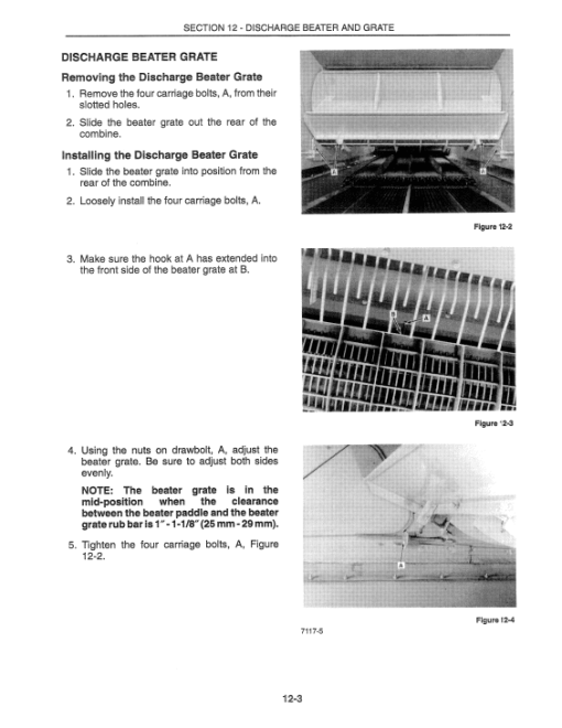 New Holland TR86, TR87, TR88 Combine Service Manual - Image 4