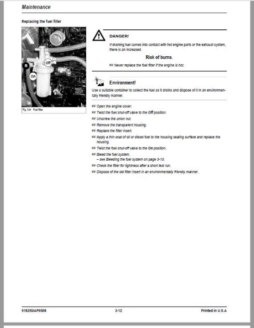 Gehl GE 283Z Compact Excavator Repair Service Manual - Image 4