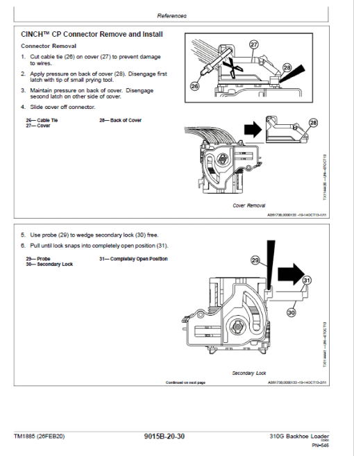 John Deere 310G Backhoe Loader Service Repair Manual - Image 4