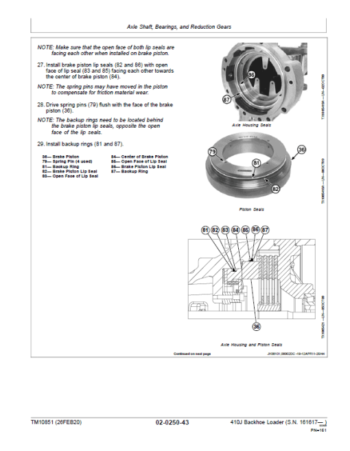 John Deere 410J Backhoe Loader Repair Technical Manual (S.N after 161617 - ) - Image 4