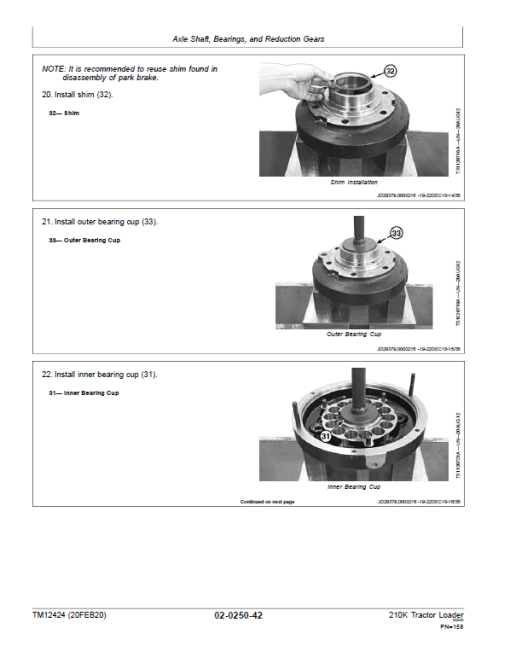 John Deere 210K Tractor Loader Repair Technical Manual (S.N after E891000 -) - Image 4