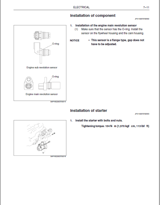 Kobelco 230SRLC-3 Tier 4 Hydraulic Excavator Repair Service Manual - Image 4