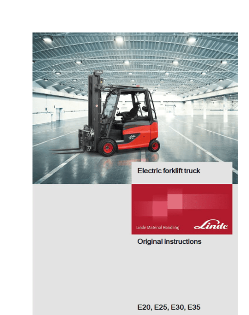 Linde Series 387 Electric Lift Truck: E20, E25, E30, E35 Workshop Service Manual - Image 5