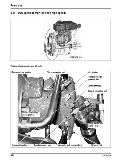 Gehl 480T Wheel Steer Loader Repair Service Manual - Image 4