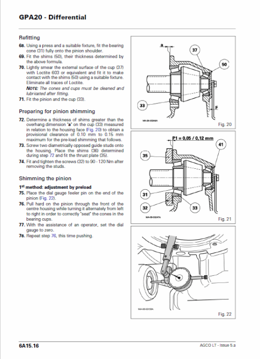 AGCO LT75, LT85, LT90, LT95 Tractor Workshop Repair Manual - Image 4