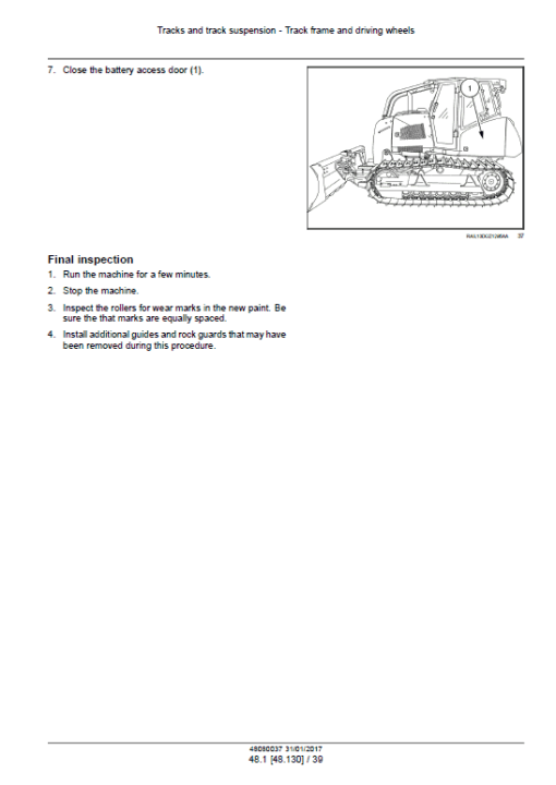 Case 850M Crawler Dozer Service Manual - Image 4