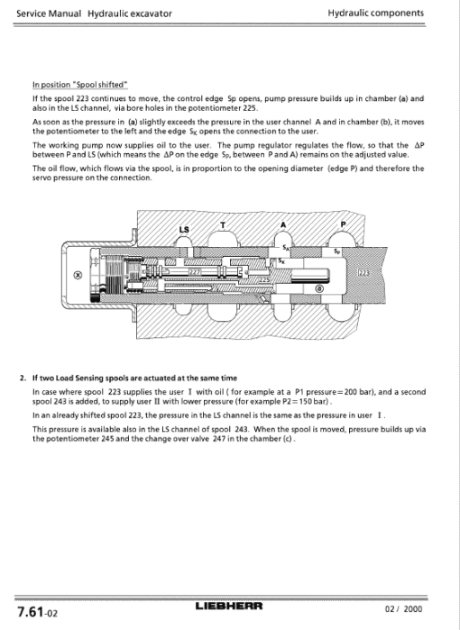 Liebherr A900B, A904, A914, A914B, A924, A924B Litronic Excavator Service Manual - Image 4