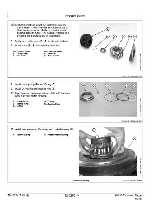 John Deere 160LC Excavator Repair Technical Manual - Image 4