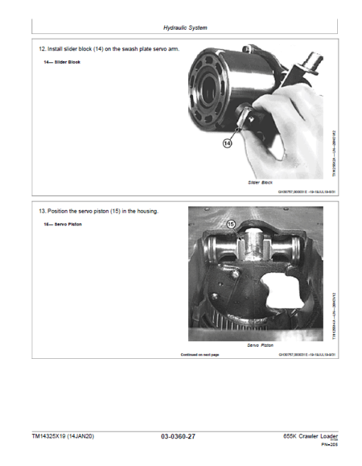 John Deere 655K Crawler Loader Repair Technical Manual (S.N after F339207 - ) - Image 4