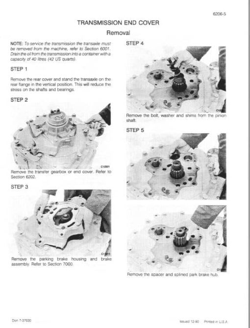 Case 580 Super K Backhoe Loader Repair Service Manual - Image 4