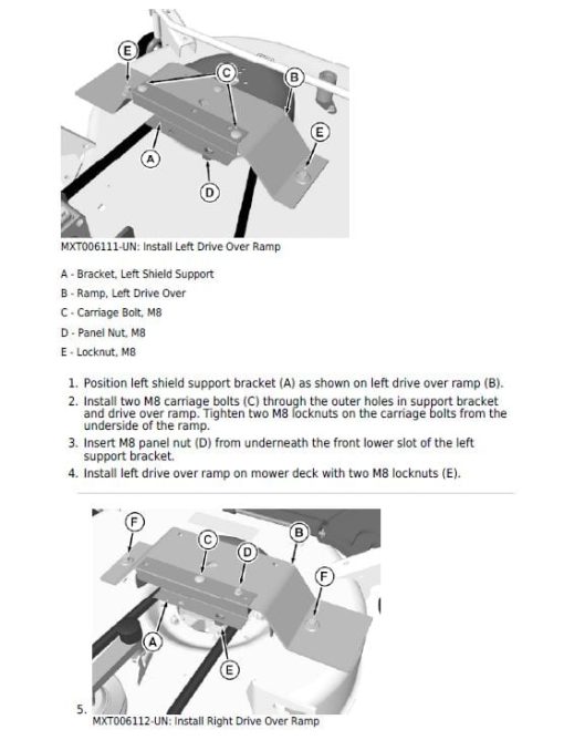 John Deere X750, X754, X758 Lawn Tractors  Repair Technical Manual (SN 040001 - ) - Image 4