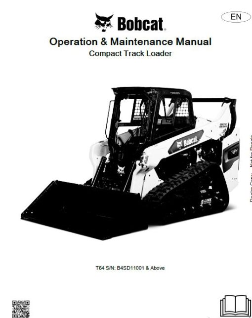 Bobcat T64 Compact Track Loader Service Repair Manual - Image 4