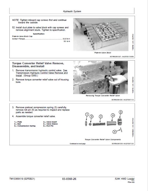 John Deere 524K 4WD Loader Technical Manual (SN. F670307 - F677548) - Image 4