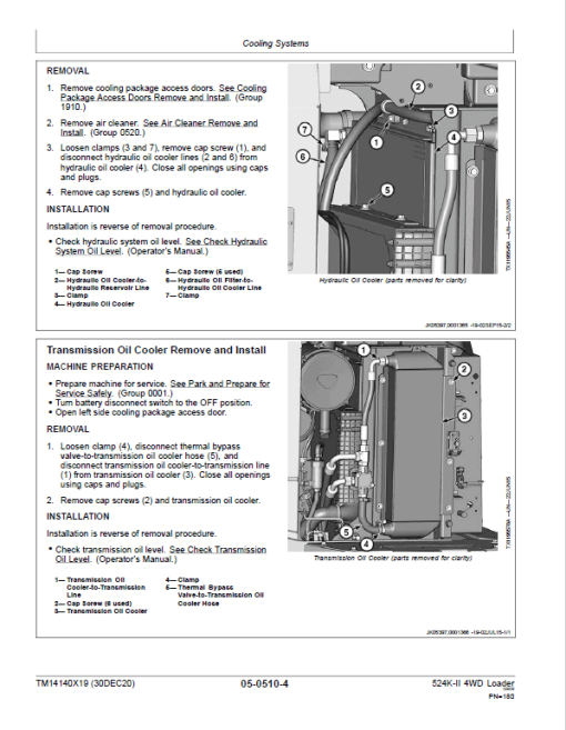 John Deere 524K-II 4WD Loader Technical Manual (SN. from F677549) - Image 4