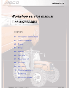 Repair Manual, Service Manual, Workshop Manual