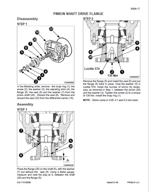 Case 1188 Excavator Service Manual - Image 4