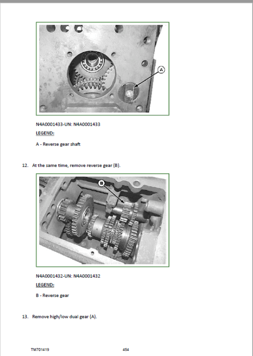 John Deere 350, 354, 4035B, 400, 404, 450, 454, 480, 484 Tractors Repair Manual - Image 4