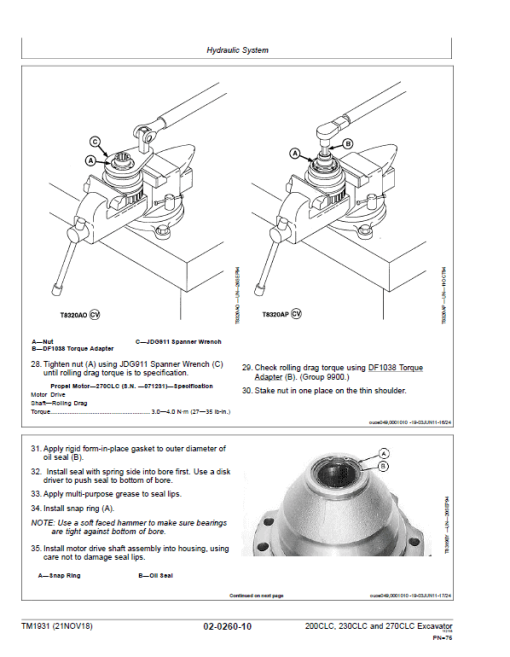 John Deere 200CLC, 230CLC, 270CLC Excavator Repair Technical Manual - Image 4