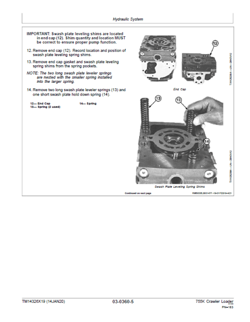 John Deere 755K Crawler Loader Repair Technical Manual (S.N after F339207 - ) - Image 4