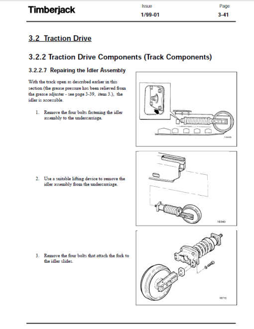 John Deere Timberjack 2618, 2628 Tracked Feller Bunchers Harvester Repair Manual - Image 5