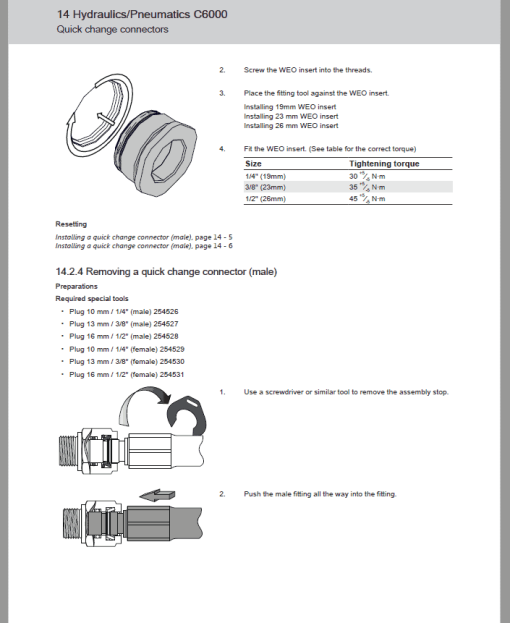 Toyota RRE 140 - RRE 250 (H,HC,HCC,HE,HECC) Reach Truck Series Repair Manual - Image 4