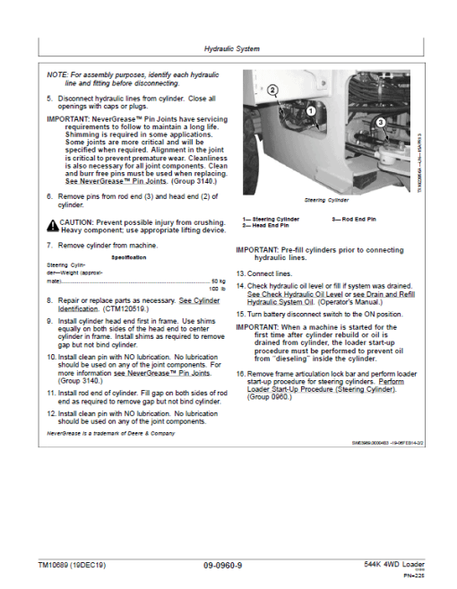 John Deere 544K 4WD Loader with Engine 6068HDW74 T3 Technical Manual (SN. - 642664) - Image 4