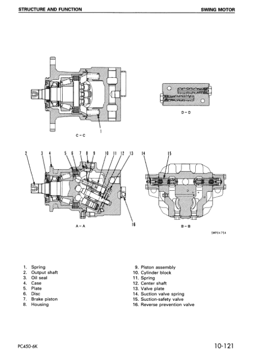 Komatsu PC450-6, PC450LC-6, PC450-6K, PC450LC-6K Excavator Manual - Image 4