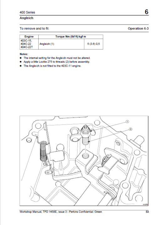 Perkins 403C-11, 403C-15, 404C-22, 404C-22T Engine Repair Manuals (400 Series) - Image 2