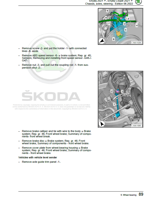 SKODA ENYAQ (5A, 5AC, 5AZ) Repair Service Manual - Image 5