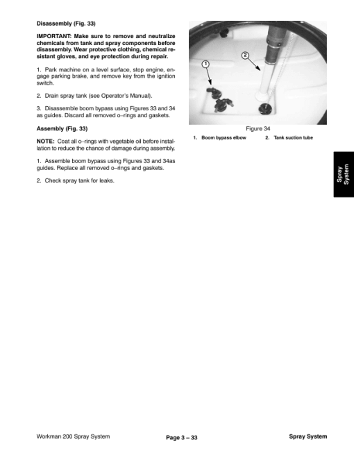 Toro Workman Spray System Service Repair Manual - Image 4